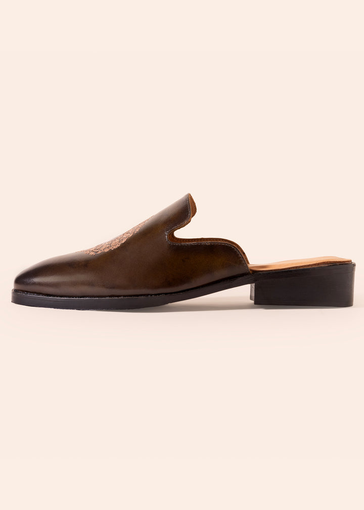 Dark Brown Mules