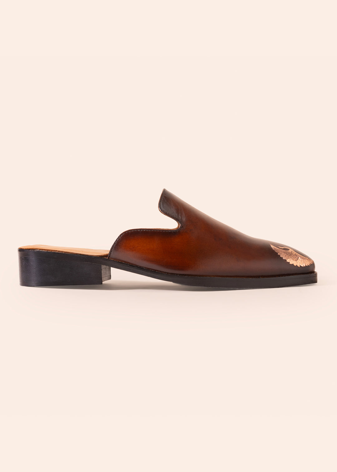 Cognac Brown Mules