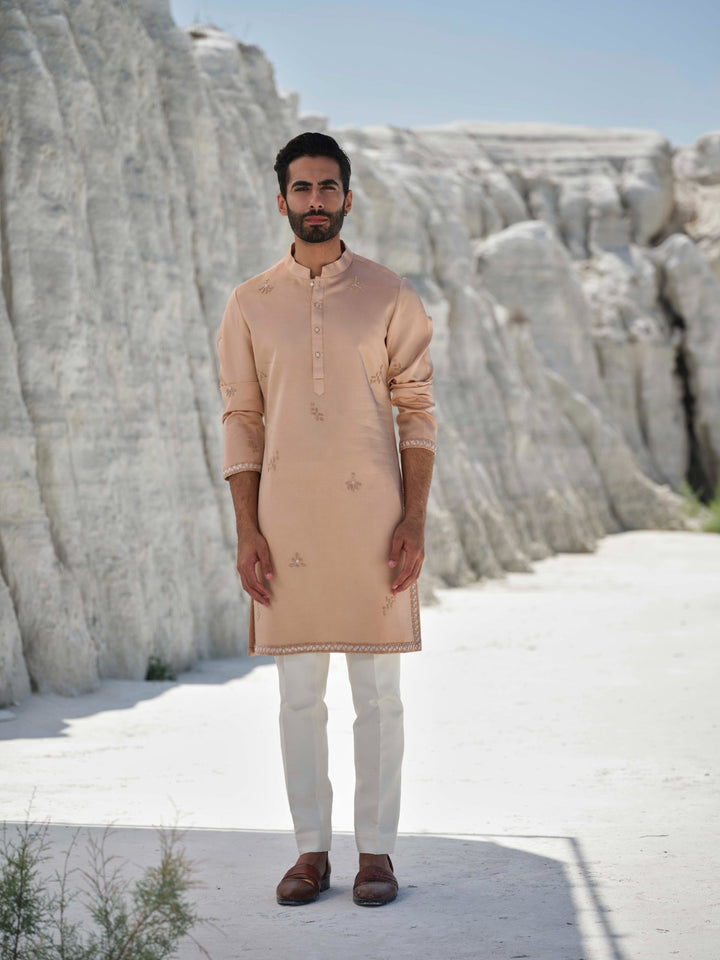 Amber dawn -Tonal Beaded Embroidered Kurta Set