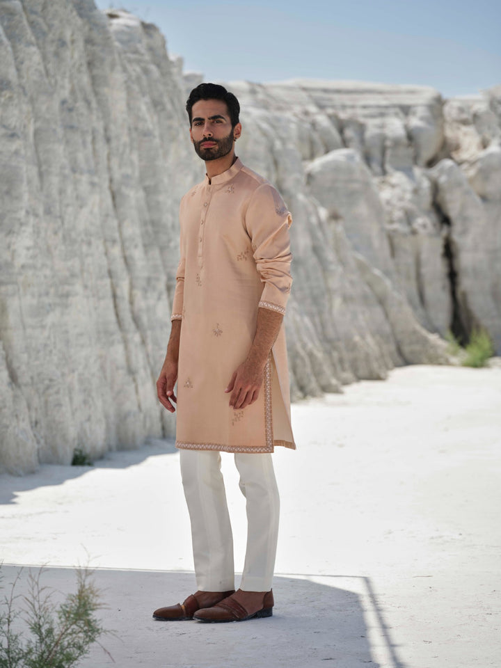 Amber dawn -Tonal Beaded Embroidered Kurta Set