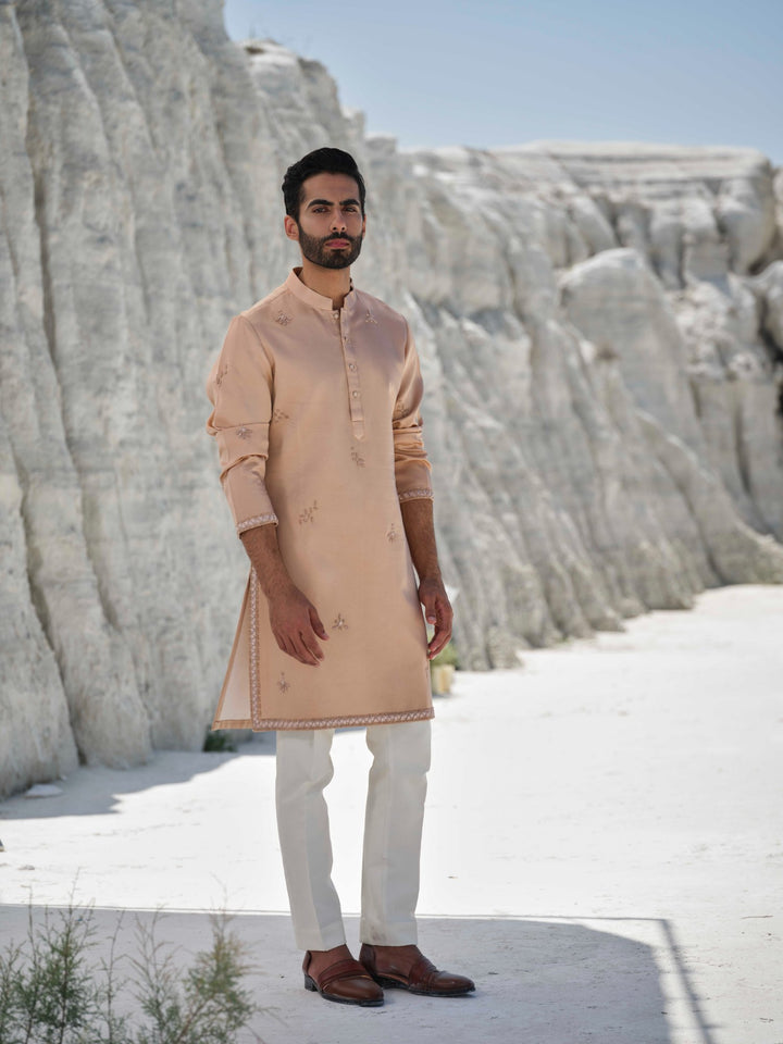 Amber dawn -Tonal Beaded Embroidered Kurta Set