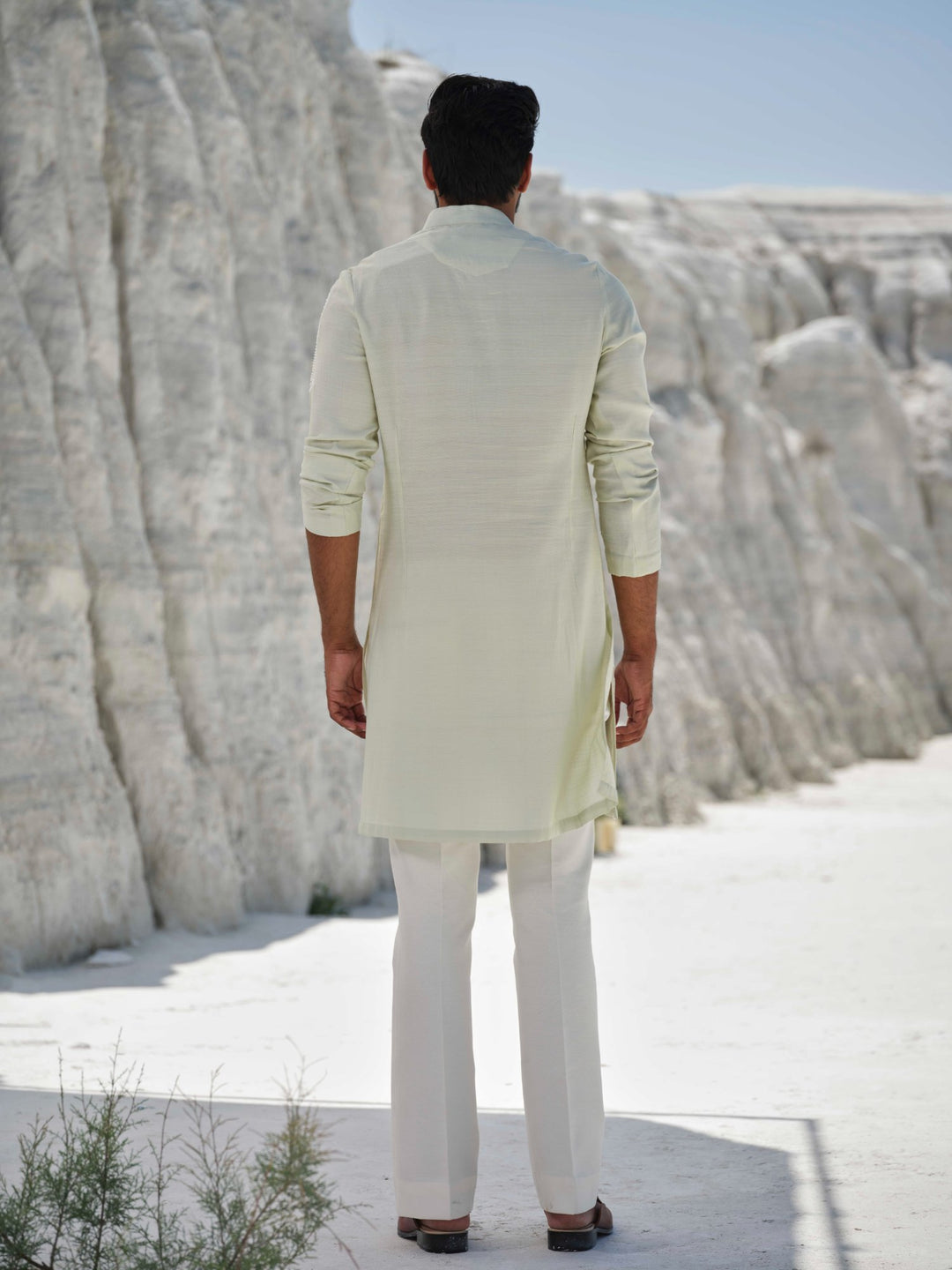 Mint Crest -Mint Green Embroidered Kurta Set