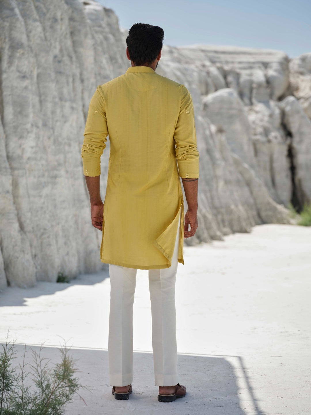 Lime Crest  - Embroidered Kurta Set