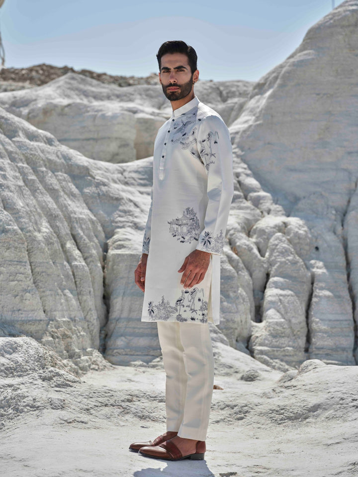Ivory Serenade - Kurta Set