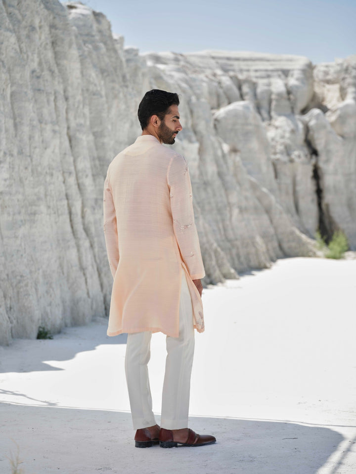 Blush Serenity - Embroidered Kurta Set