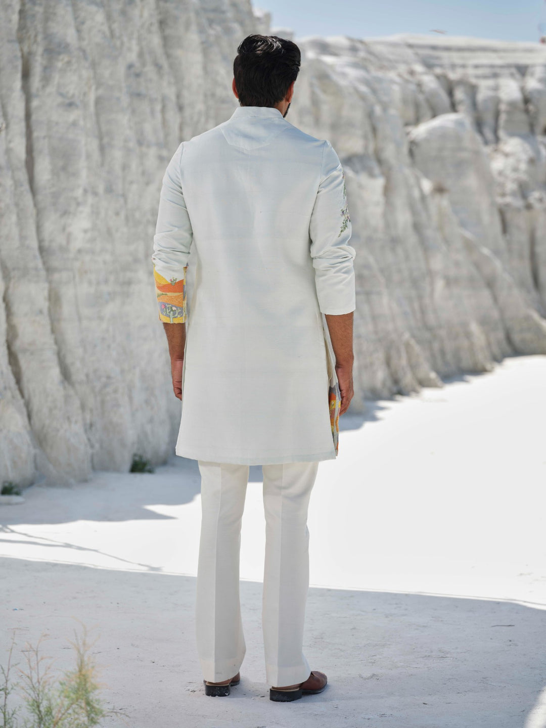 Blooming Oasis - Embroidered Kurta set