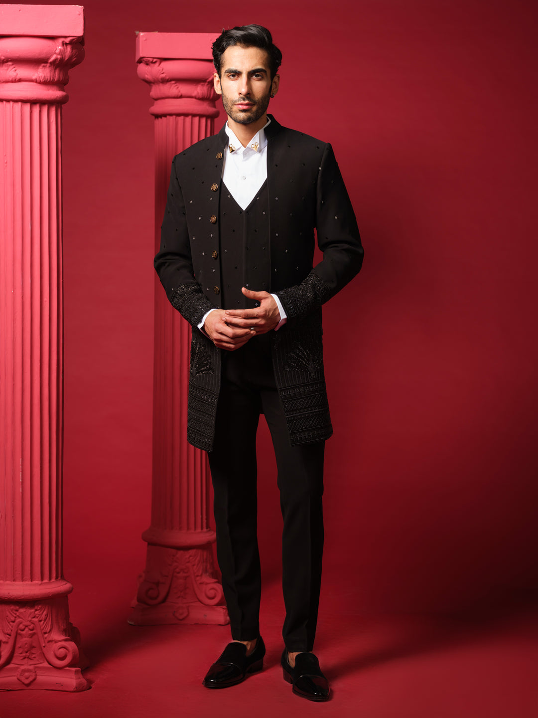 Regal Peacock Indo-Western Set