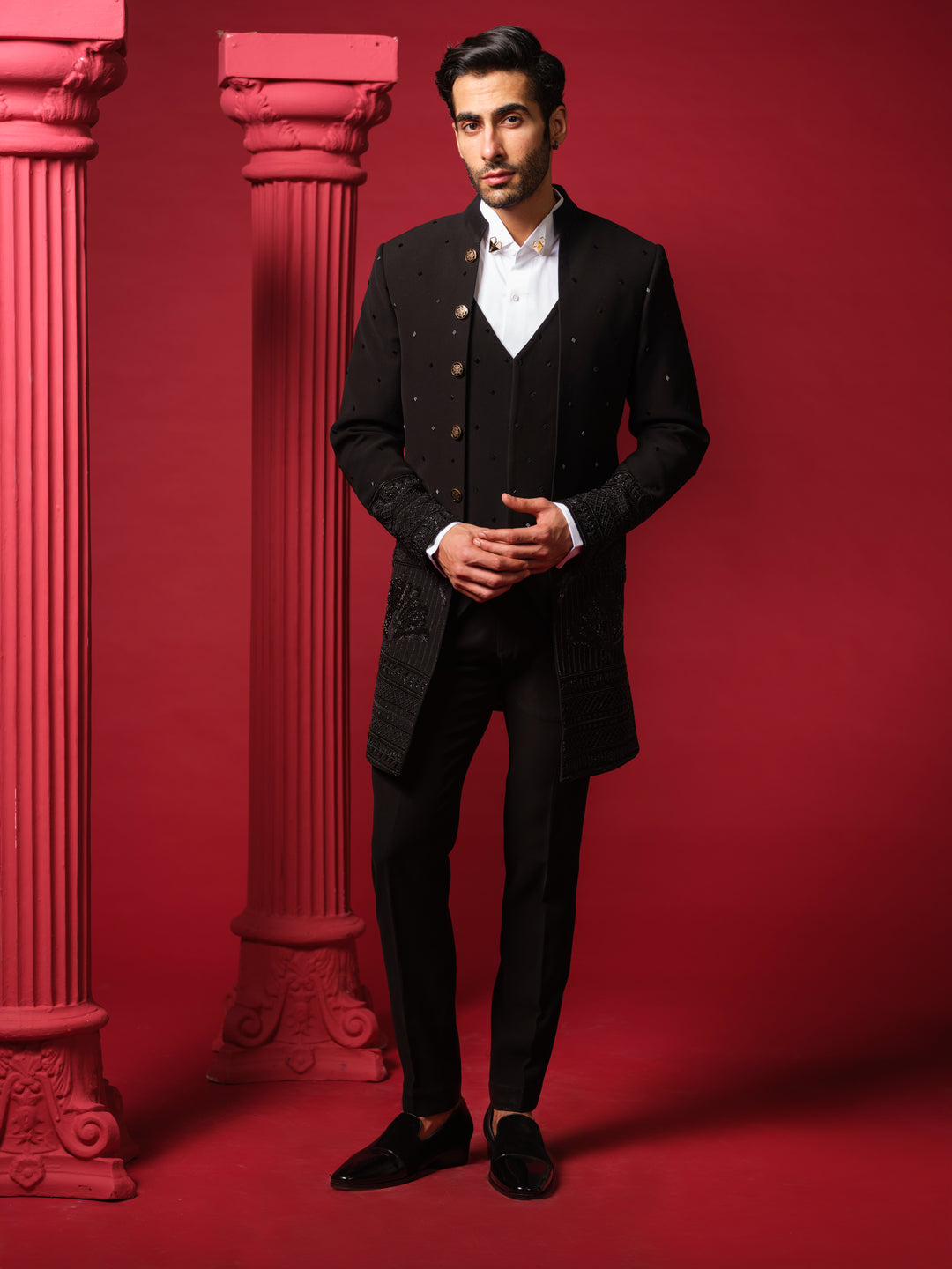 Regal Peacock Indo-Western Set