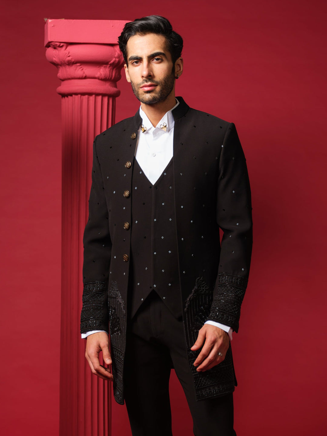 Regal Peacock Indo-Western Set