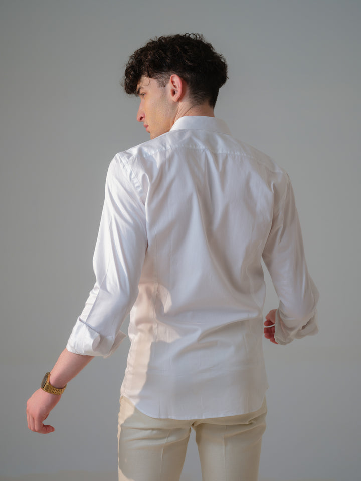 WHITE LION EMBELLISHED SHIRT
