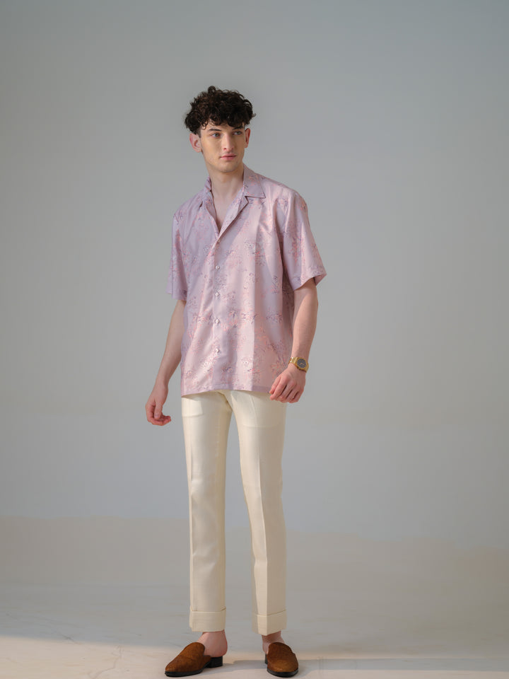PRINTED BOX FIT SHIRT