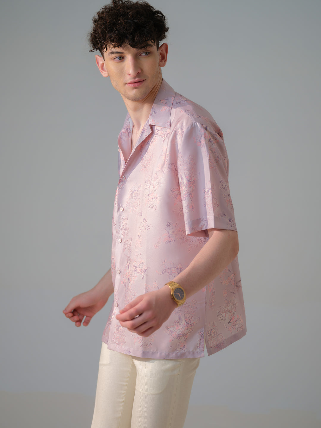 PRINTED BOX FIT SHIRT