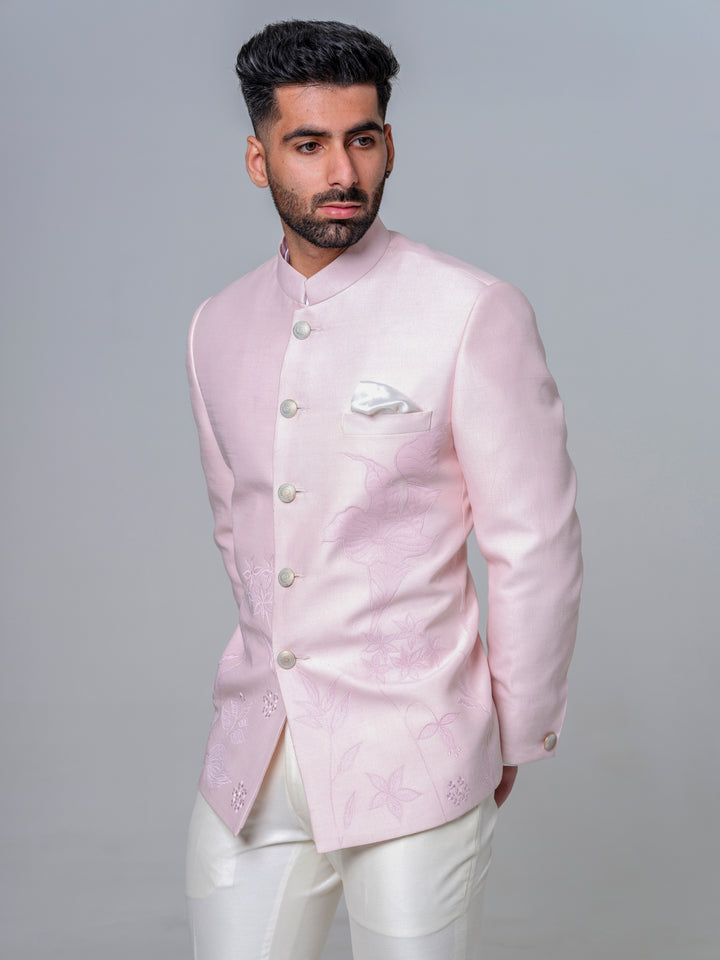 CLASSIC JODHPURI WITH SELF TONED EMBROIDERED