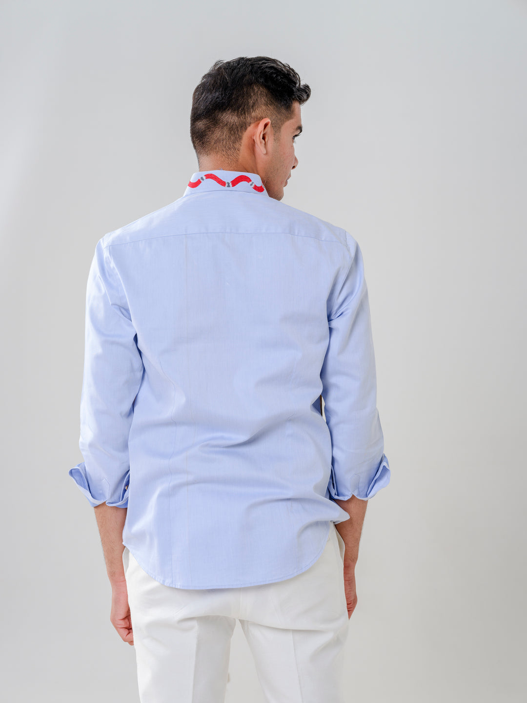 HAND PAINTED AND EMBROIDERED SHIRT