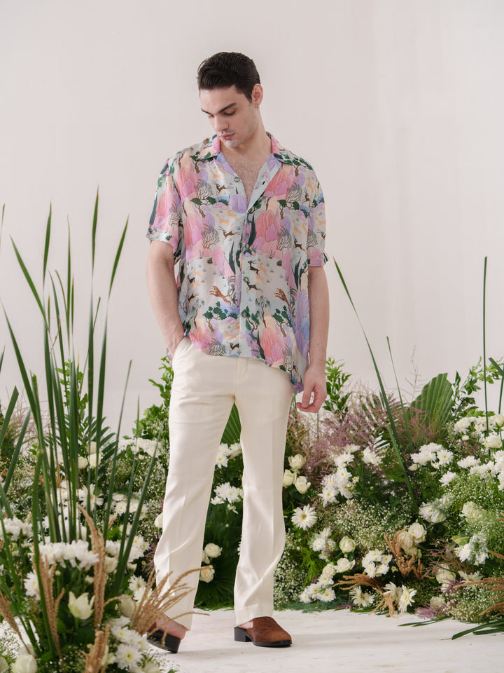 Box Fit Unicorn Printed Shirt