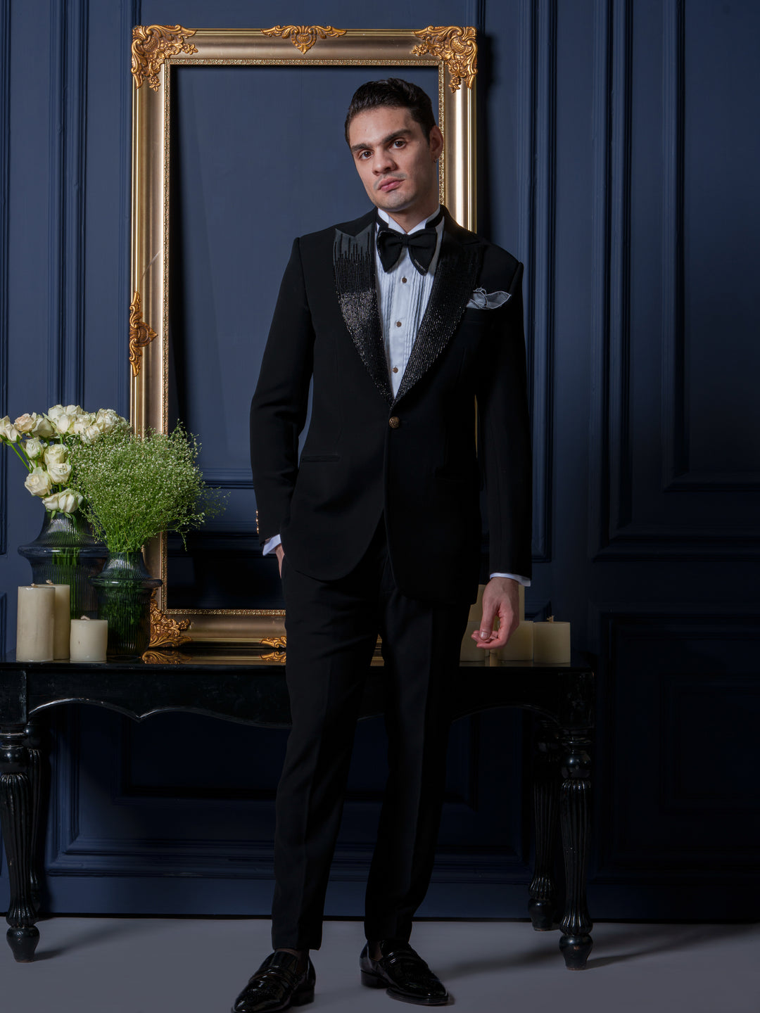 Midnight Elegance Black Tuxedo Set