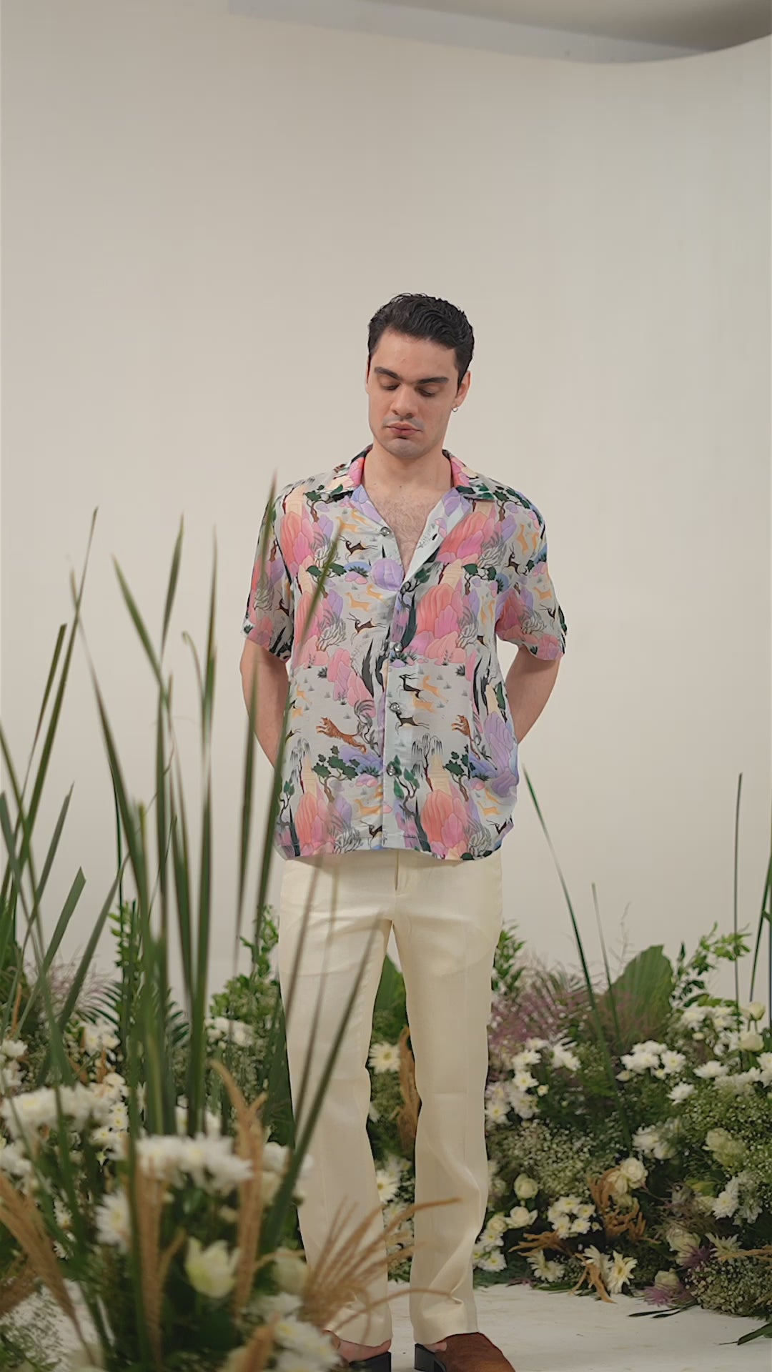 Box Fit Unicorn Printed Shirt