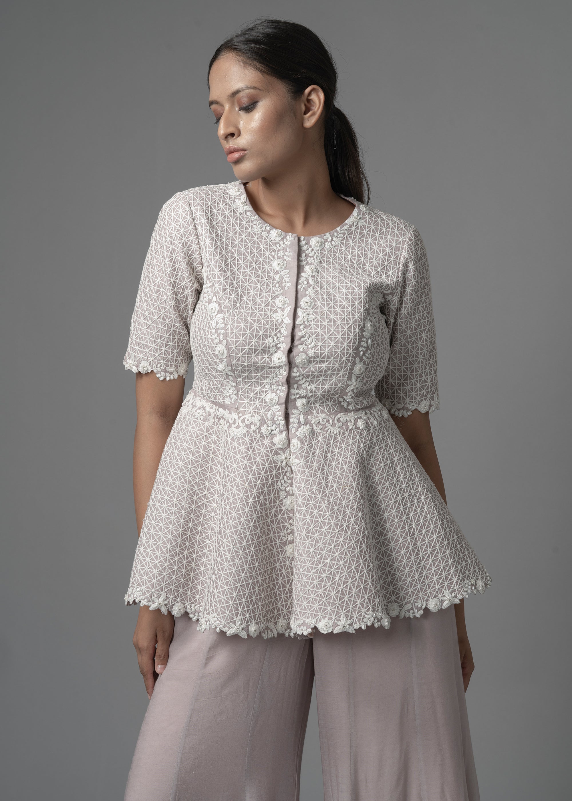 トップス Eaphi / SWITCHING LACE PEPLUM TOPS Eaphi / SWITCHING LACE PEPLUM TOPS Lace Peplum Top - Etsy