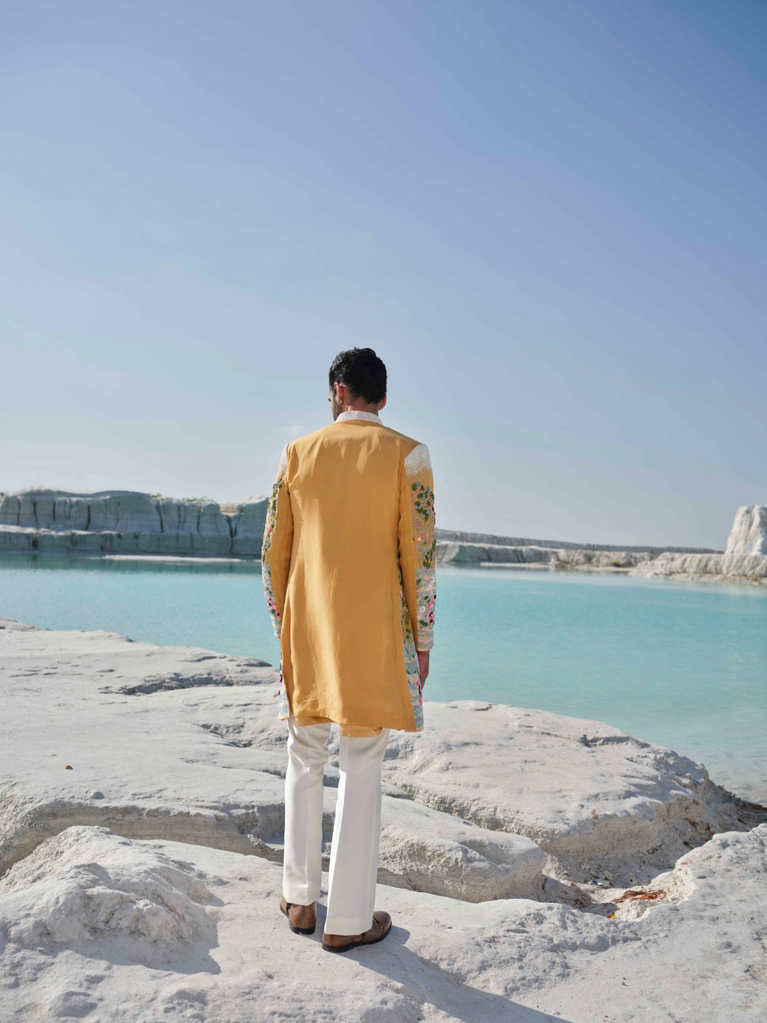 Golden Meadow - Marigold Yellow Jacket Set