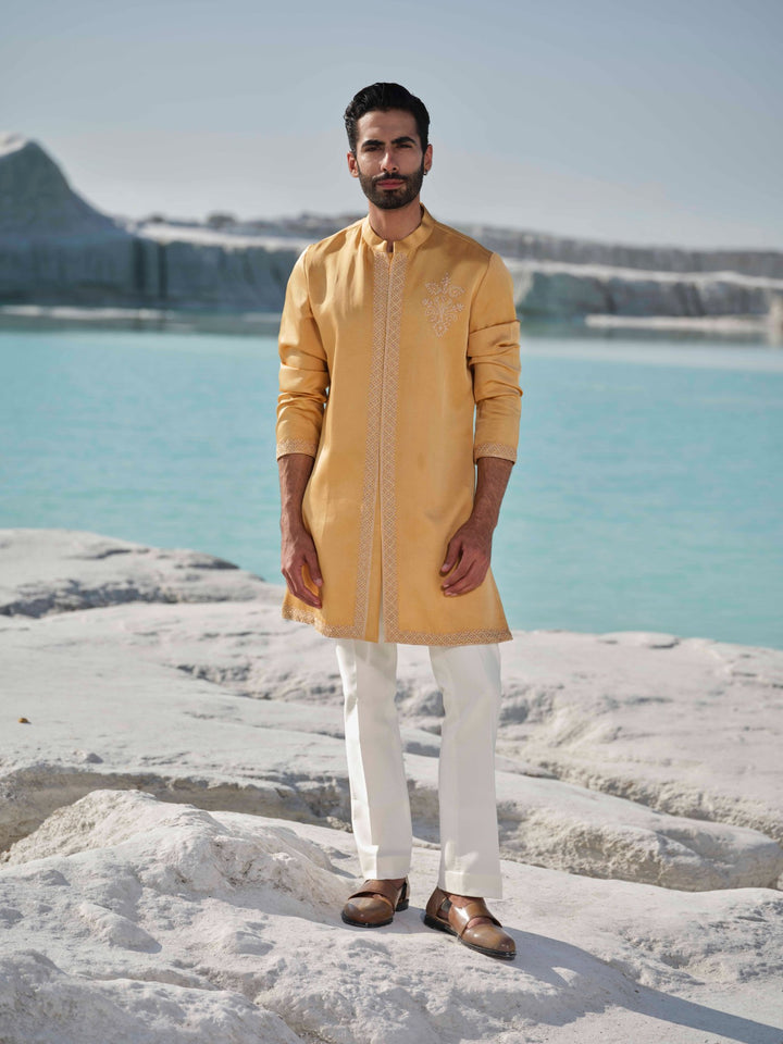 Golden Meadow - Marigold Yellow Jacket Set