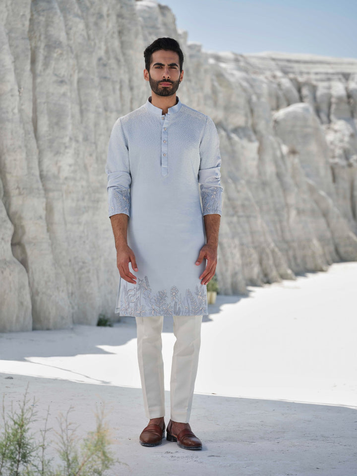 Celestial Haze-  Embroidered Kurta Set