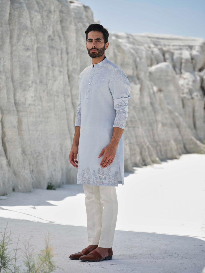 Celestial Haze-  Embroidered Kurta Set