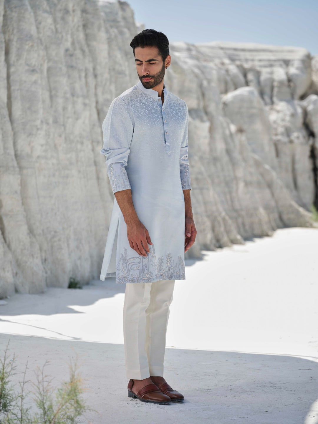 Celestial Haze-  Embroidered Kurta Set