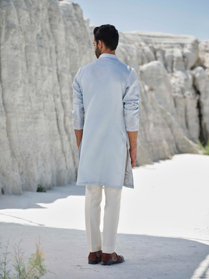 Celestial Haze-  Embroidered Kurta Set