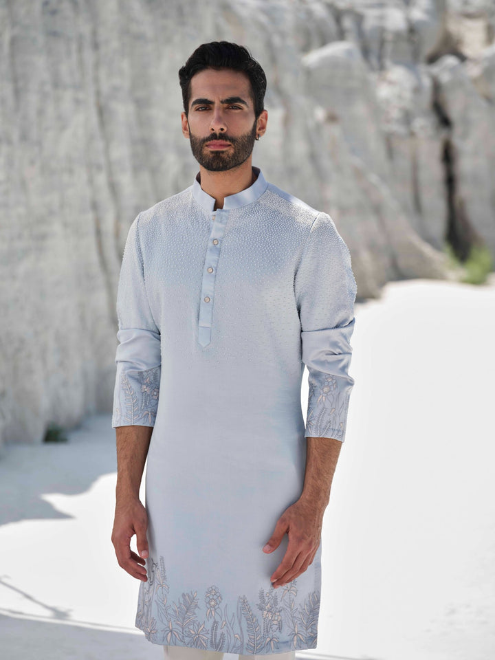 Celestial Haze-  Embroidered Kurta Set