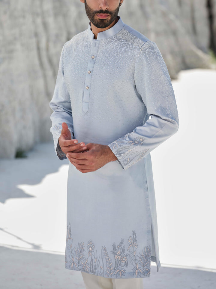 Celestial Haze-  Embroidered Kurta Set