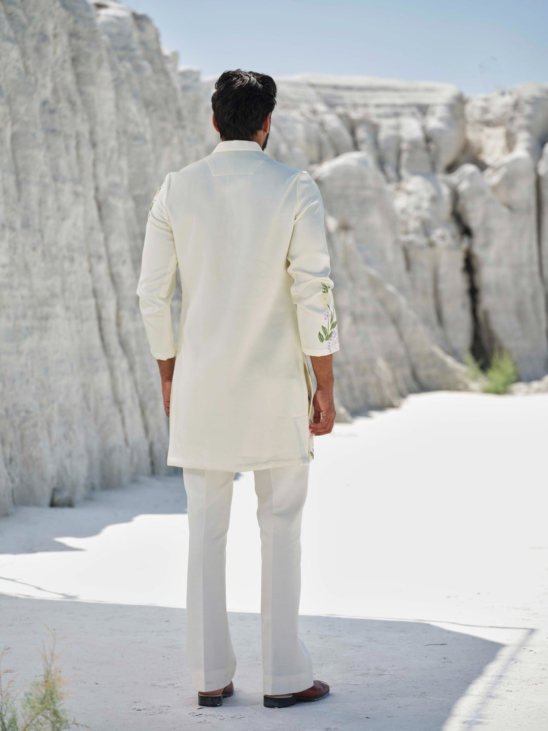 Amber Ray - Hand Painted Kurta Set