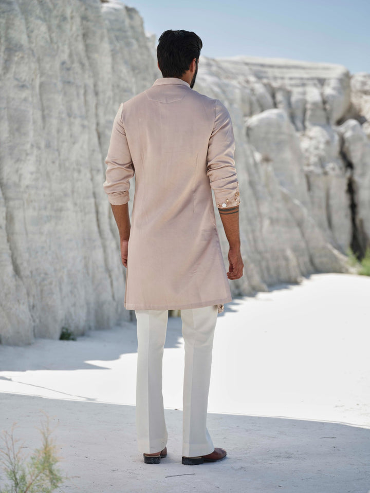 Radiance - Rosegold Embellished Kurta Set