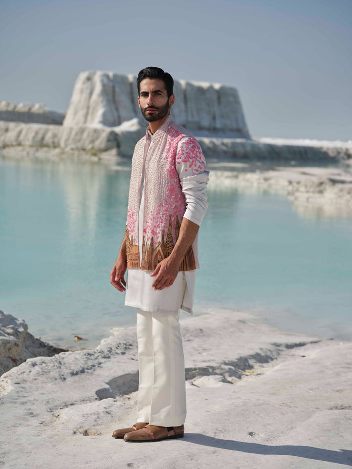 Rosewood Heritage - Blush Bundi Jacket Set