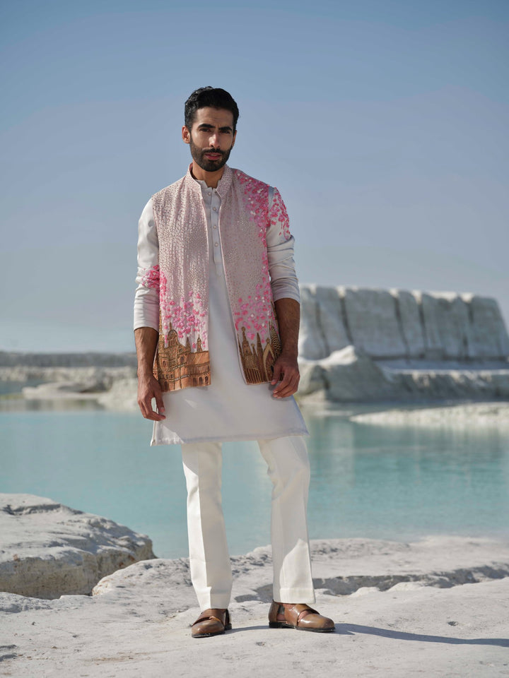 Rosewood Heritage - Blush Bundi Jacket Set