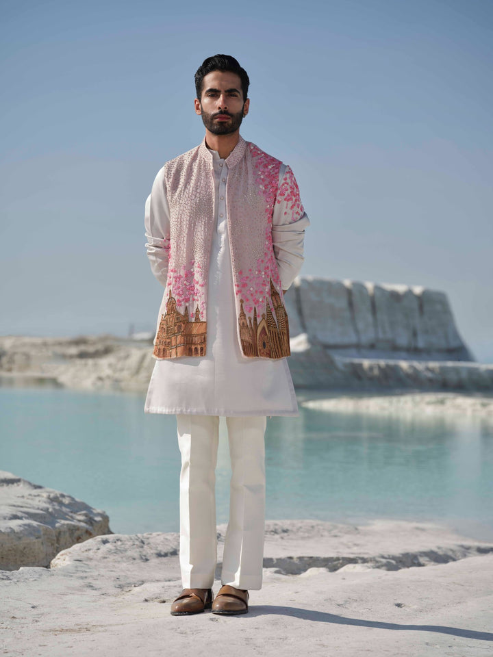 Rosewood Heritage - Blush Bundi Jacket Set