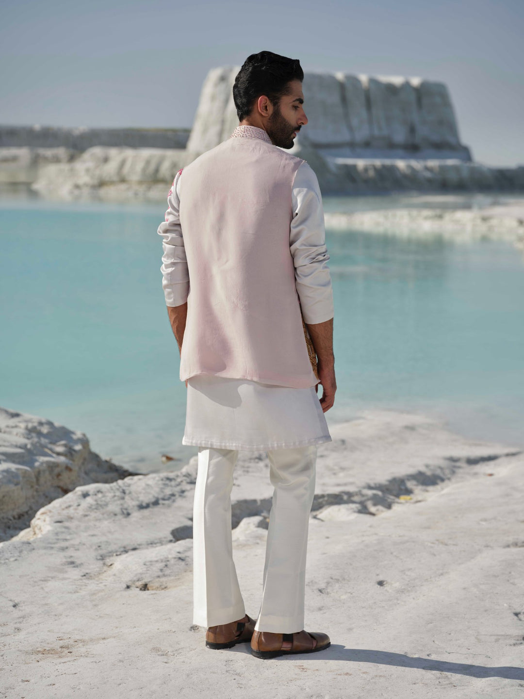 Rosewood Heritage - Blush Bundi Jacket Set