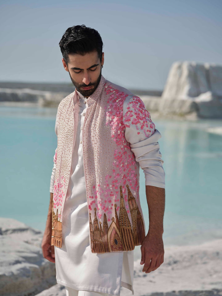 Rosewood Heritage - Blush Bundi Jacket Set