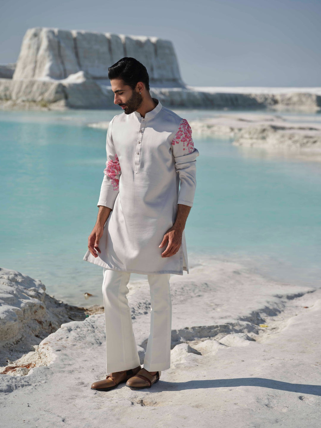 Rosewood Heritage - Blush Bundi Jacket Set