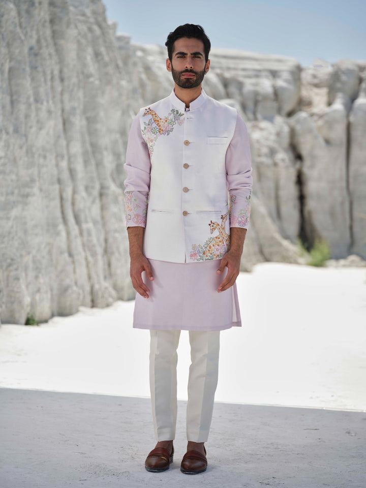 Pastel Safari Dreams - Lilac Bundi Jacket Set