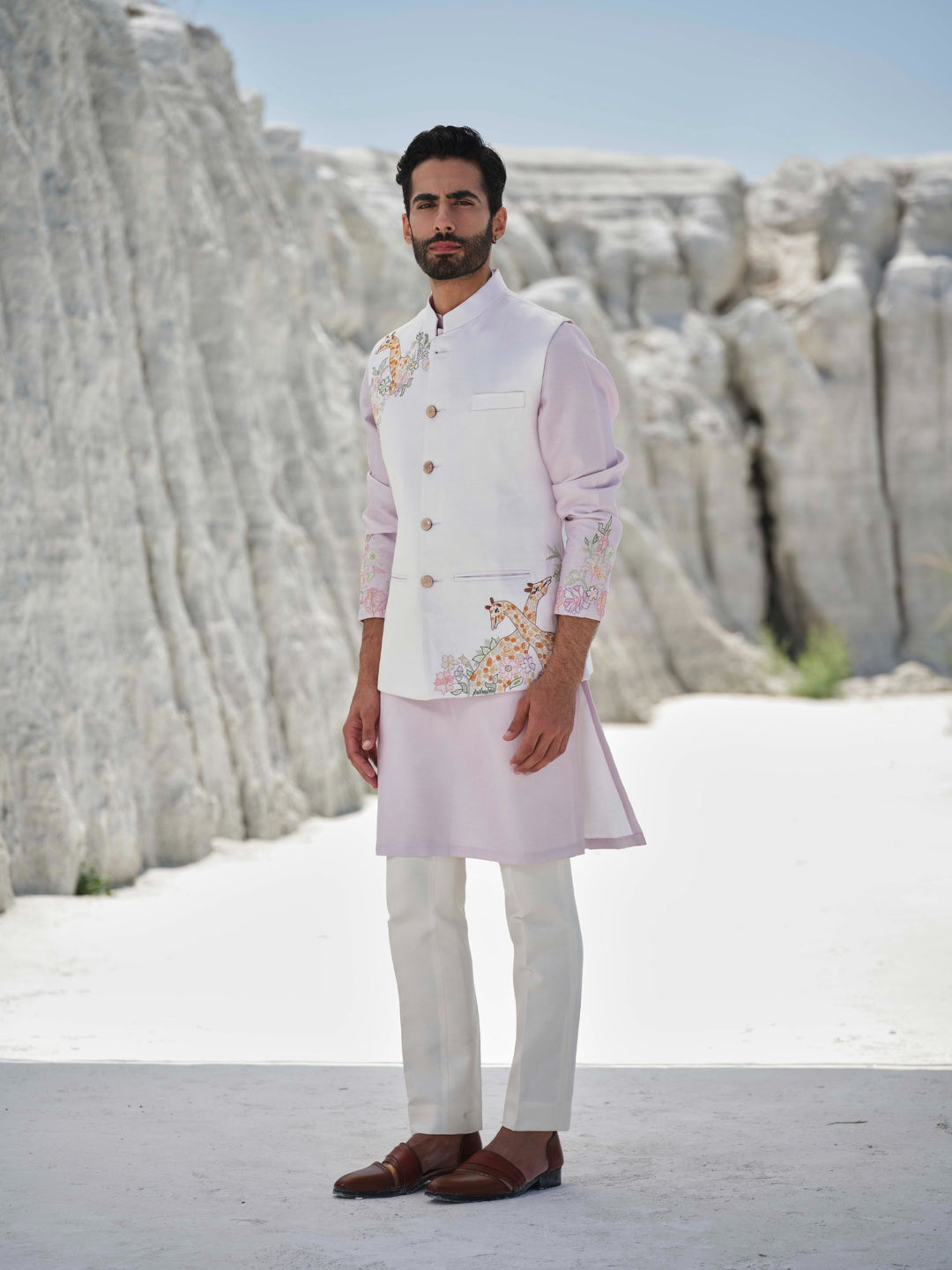 Pastel Safari Dreams - Lilac Bundi Jacket Set