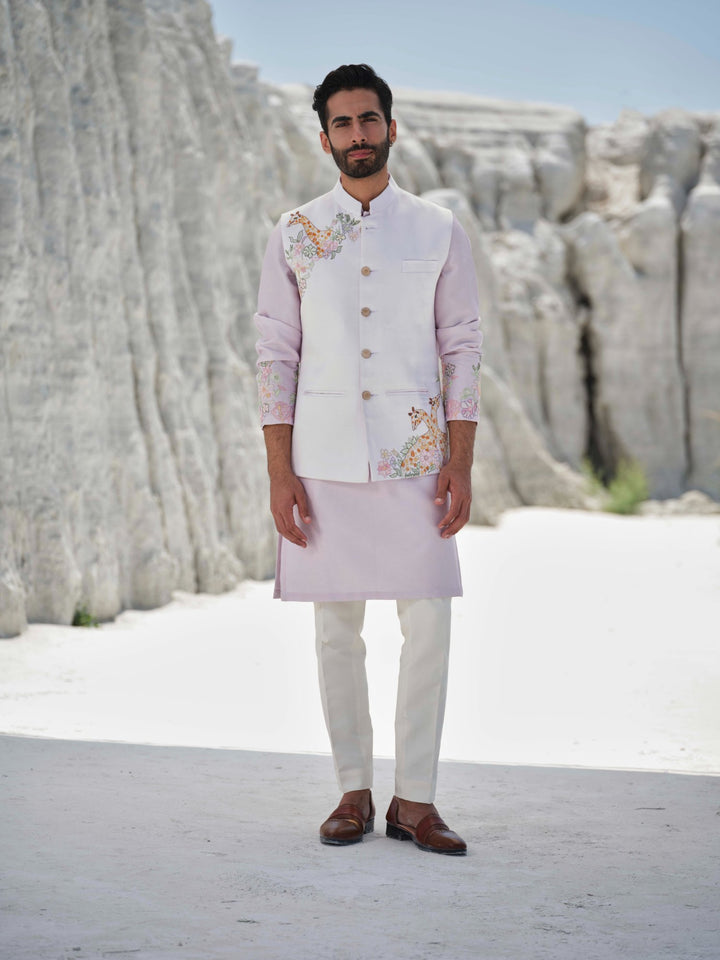 Pastel Safari Dreams - Lilac Bundi Jacket Set