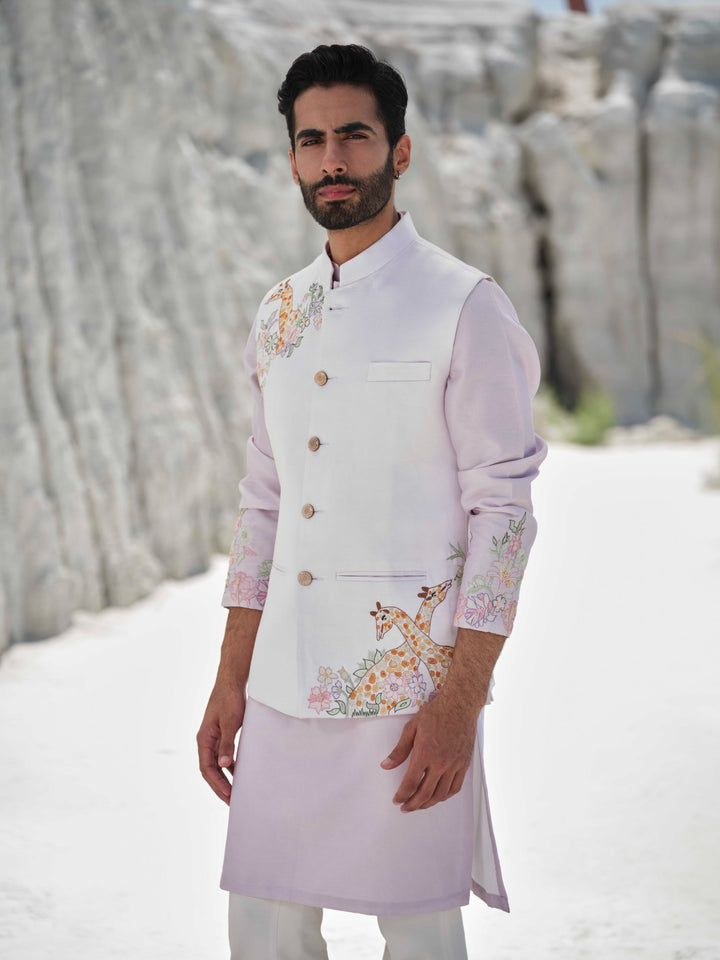 Pastel Safari Dreams - Lilac Bundi Jacket Set