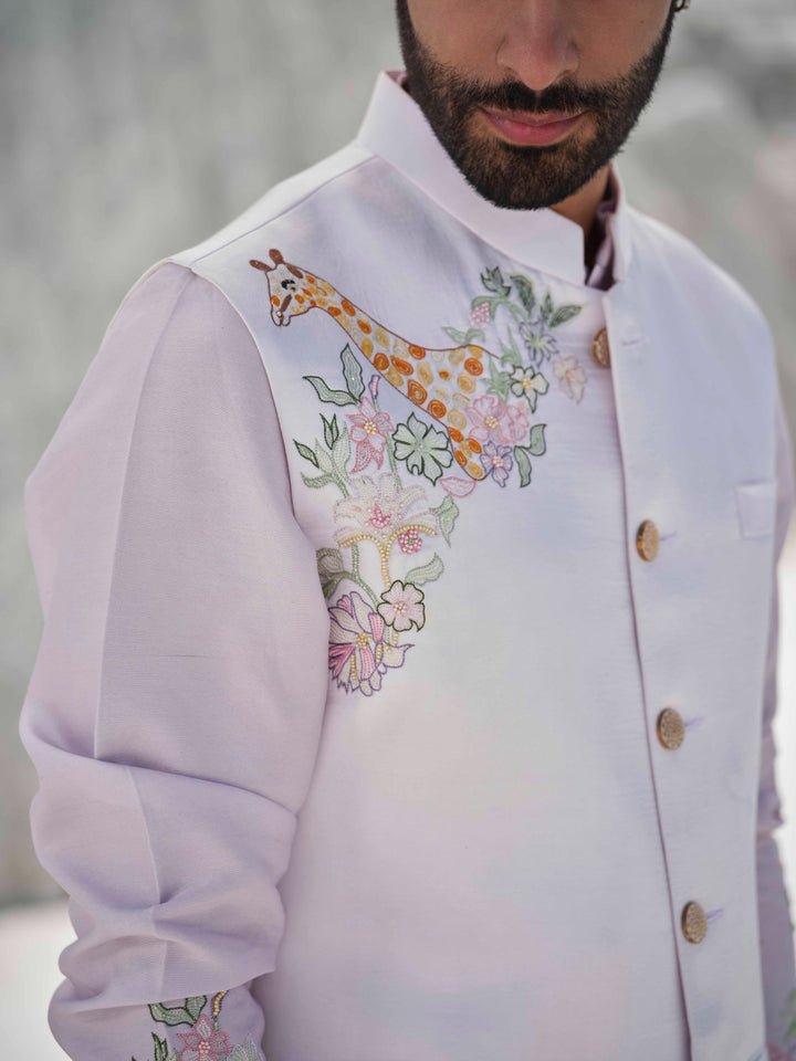 Pastel Safari Dreams - Lilac Bundi Jacket Set