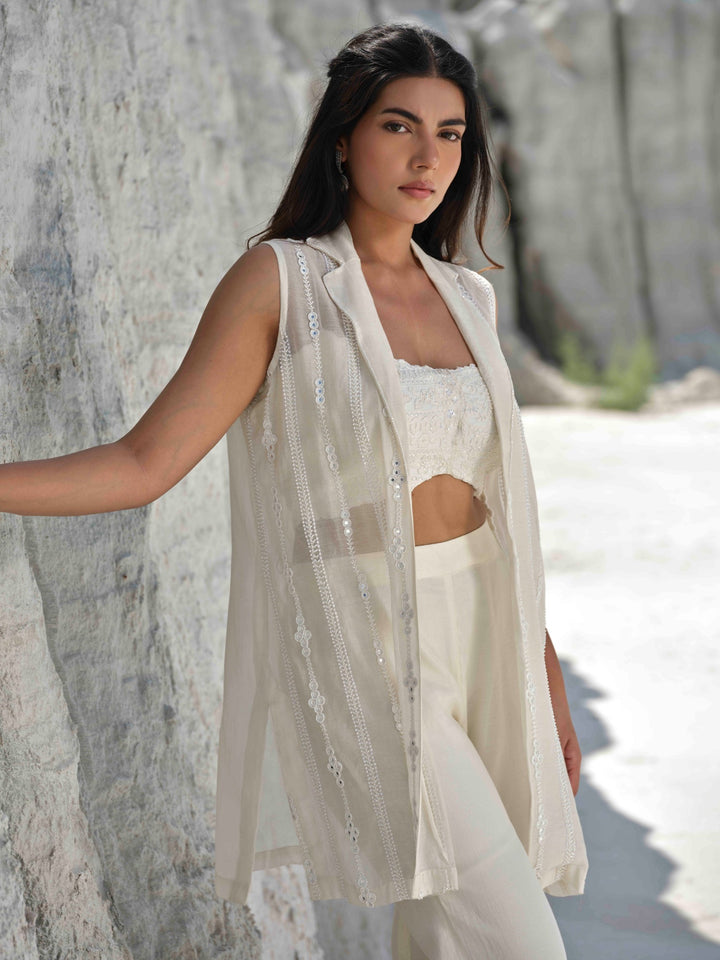 Lunara- Ivory Accent Co-ord