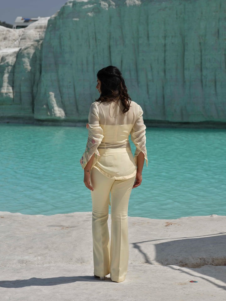 Solara-  Yellow Tie-Up Co-ord