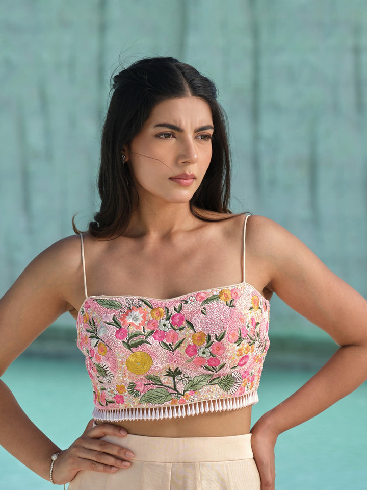 Amber - Floral Hand Embroidered Set