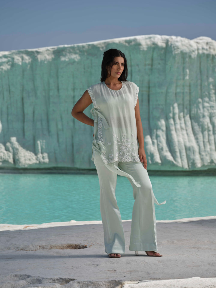 Ethena - Floral Embroidered Co-ord Set