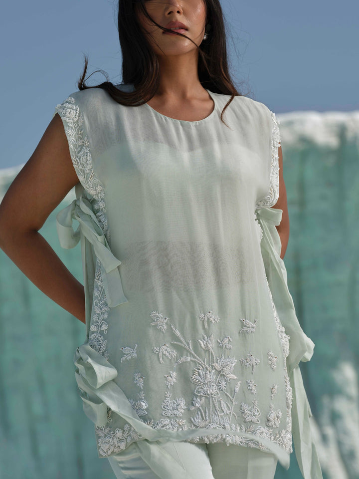 Ethena - Floral Embroidered Co-ord Set