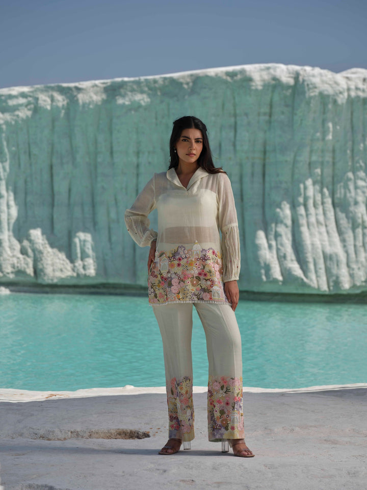 Meadow Bloom - Mint Green Floral Co-ord Set