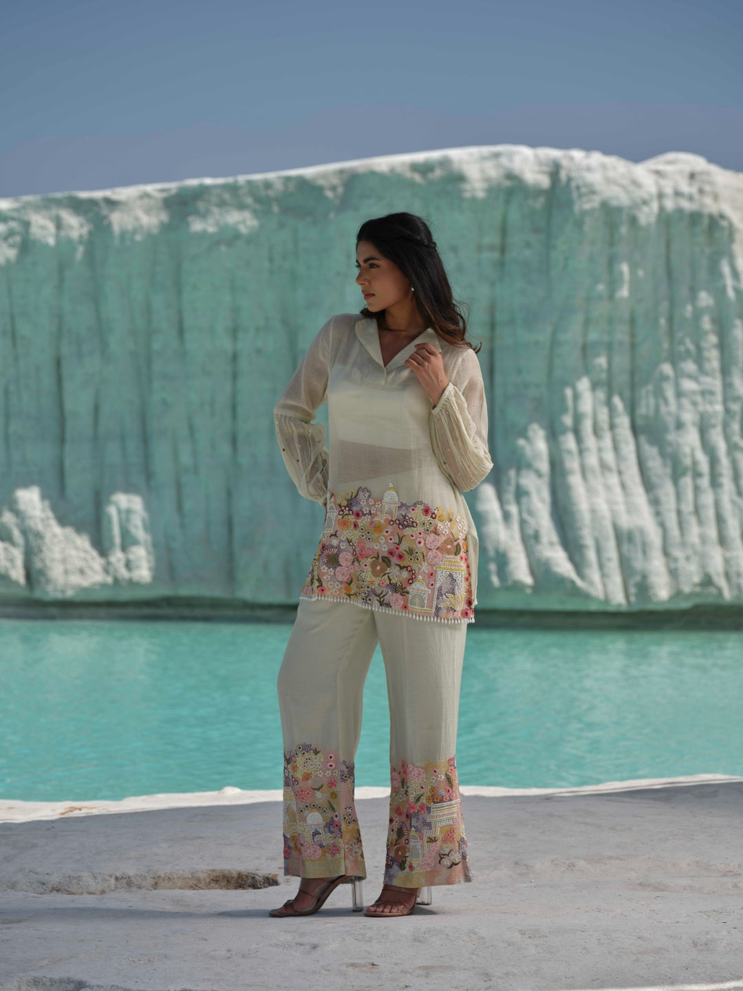 Meadow Bloom - Mint Green Floral Co-ord Set